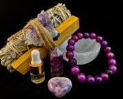 Tranquility & Healing Amethyst Gift Box – Spiritual Balance & Protection Set