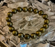 Pyrite Beaded Bracelet - Unlock Abundance & Inner Strength