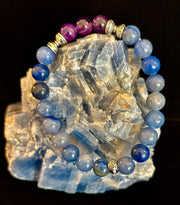 Calm Mind Bracelet – Amethyst & Blue Aventurine Anxiety Support