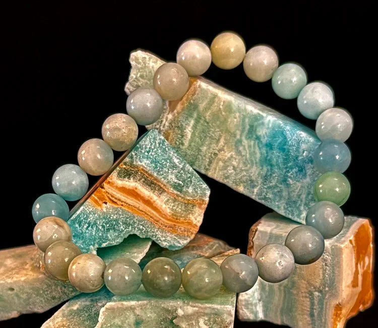 Nantasket Beach Amazonite Bracelet - Ride the Waves. Protect Your Peace.