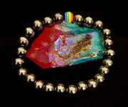Pride & Power Magnetic Bracelet – Strength • Balance • Unity (Medium Wrists)