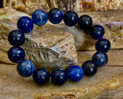 Sodalite Gemstone Bracelet – Intuition, Truth & Emotional Balance (Small to Large Wrist Size Options)