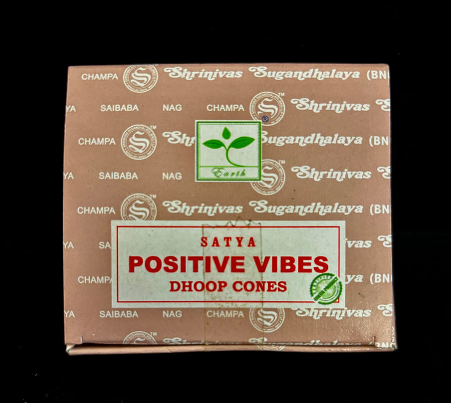 Satya Dhoop Cone Incense | 7 Fragrances from India – Nag Champa, Palo Santo, Sandalwood & More