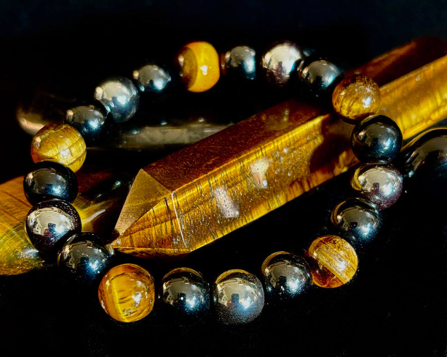 Protection Energy Bracelets – Red, Green, and Tiger Eye Options