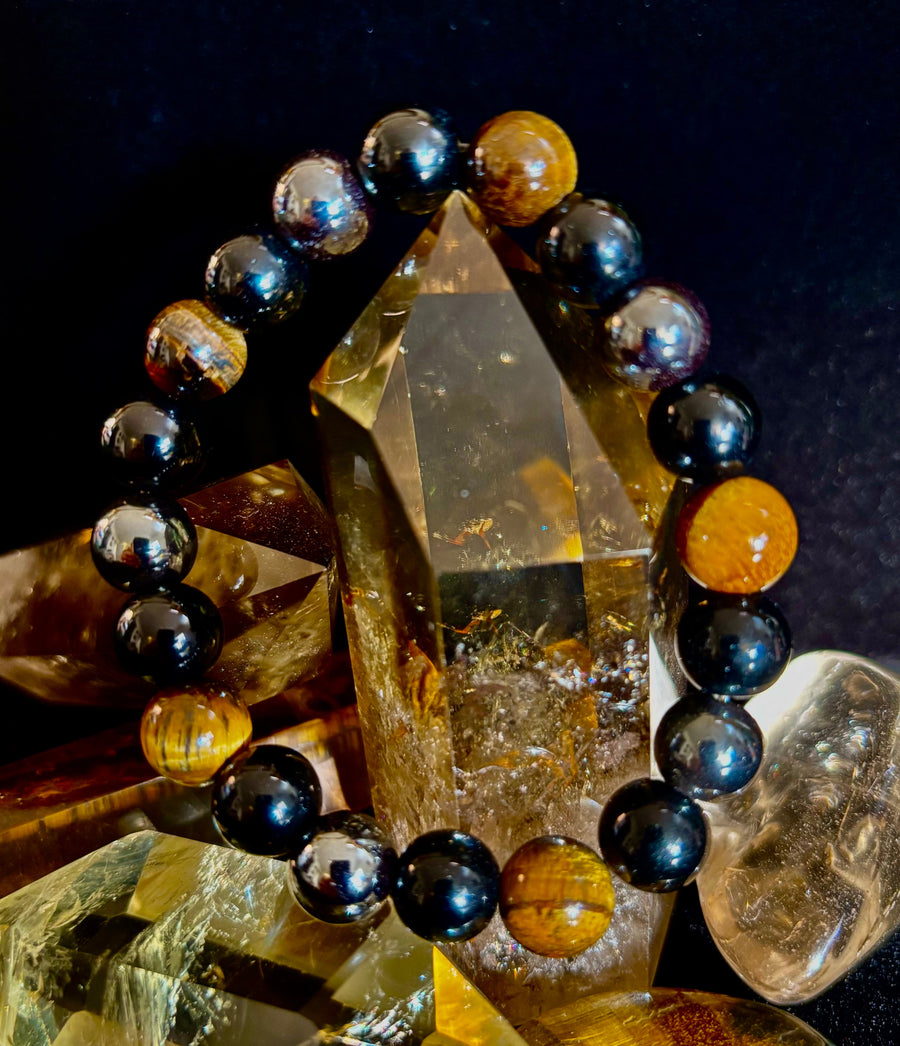 Protection Energy Bracelets – Red, Green, and Tiger Eye Options