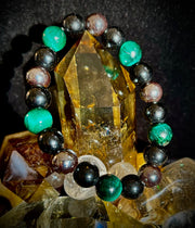 Protection Energy Bracelets – Red, Green, and Tiger Eye Options