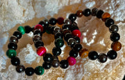 Protection Energy Bracelets – Red, Green, and Tiger Eye Options