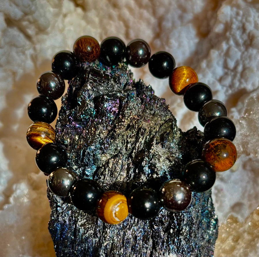 Protection Energy Bracelets – Red, Green, and Tiger Eye Options