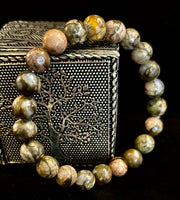 Que Sera Sera Natural Stone Bracelet | 8mm Beads for Small to Medium Wrists