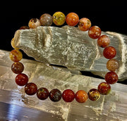 Pink Lepidolite Stress-Relief Bracelet – Heart & Crown Chakra Support