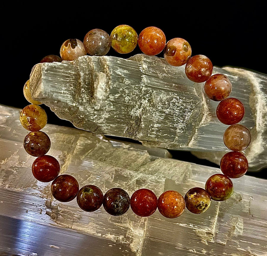 Pink Lepidolite Stress-Relief Bracelet – Heart & Crown Chakra Support