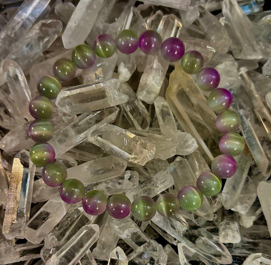 Dreamy Rainbow Fluorite Bracelet | Clarity + Calm | 8mm Beads (Medium Wrist)