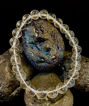 ✨ Clear Quartz Clarity Bracelet – 8mm Natural Crystal (Medium Wrists)