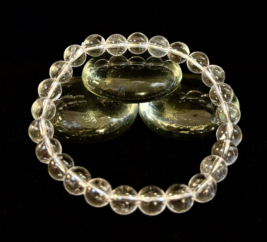 ✨ Clear Quartz Clarity Bracelet – 8mm Natural Crystal (Medium Wrists)