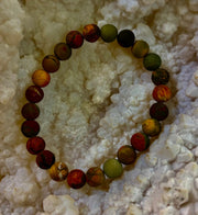Picasso Stone (Picasso Jasper) Reiki-Infused Creativity & Grounding Bracelet