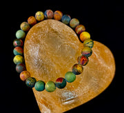 Picasso Stone (Picasso Jasper) Reiki-Infused Creativity & Grounding Bracelet