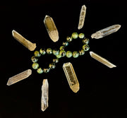 Kambaba Jasper 8mm Reiki-Infused Peace & Manifestation Bracelet (Medium-Large Wrists)