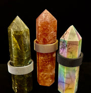 Unisex Stainless Steel Mesh Ring – Flexible, Modern Band in Black, Rose Gold & Silver Tones