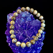 Fossil Coral Bracelet – Natural Grounding Stone for Stability & Calm