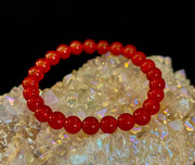 Red Onyx Bracelet – Grounding & Strength Natural Stone Beads