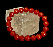 Red Onyx Bracelet – Grounding & Strength Natural Stone Beads