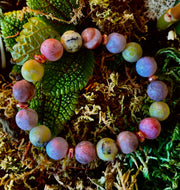 Reiki-Infused Earth Harmony Jasper Bracelet – 10mm Grounding & Balance Beads (Medium Wrists)
