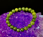 Reiki-Infused Nephrite Jade Bracelet – Abundance, Protection & Harmony