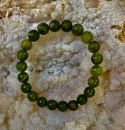 Reiki-Infused Nephrite Jade Bracelet – Abundance, Protection & Harmony