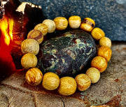Palo Santo Beaded Bracelet – Cleansing Energy, Calm & Grounded Balance