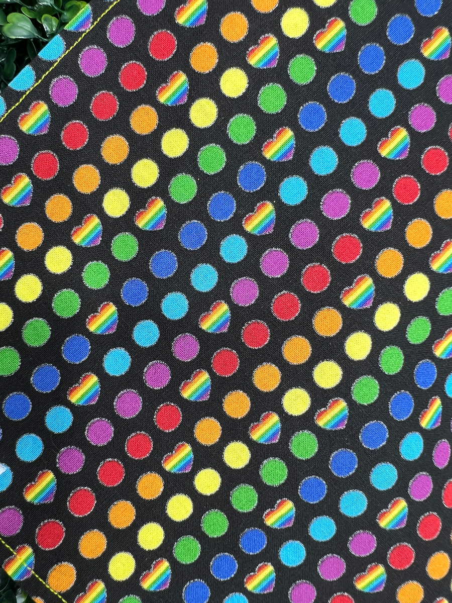 Pride Hearts and Dots Bandana