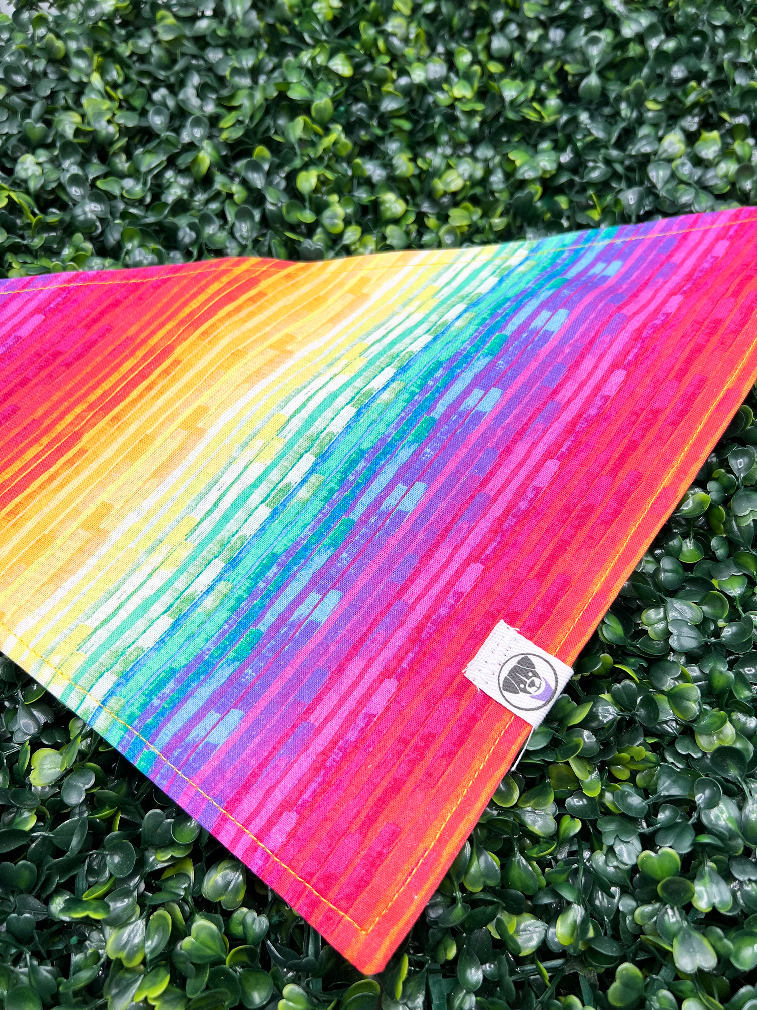 Rainbow Brushstrokes Bandana