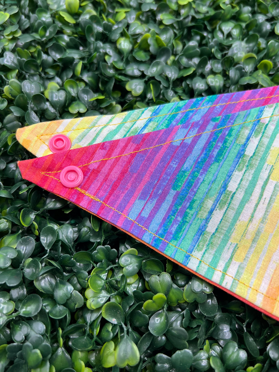 Rainbow Brushstrokes Bandana