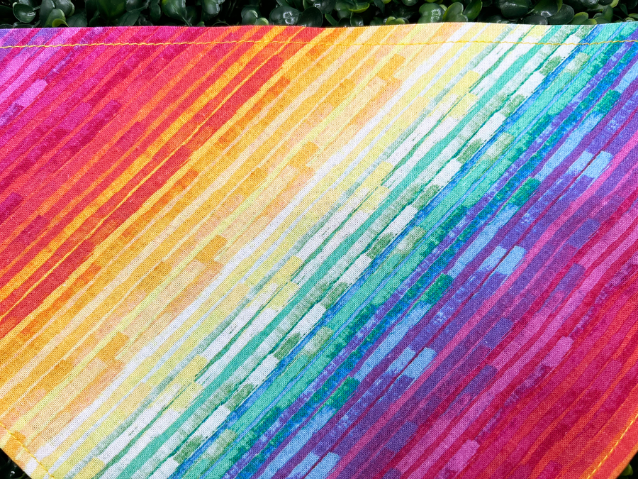 Rainbow Brushstrokes Bandana