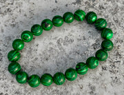 Malachite Bead Bracelet – Transformation and Protection