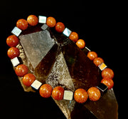 Radiant Energy Goldstone Power Bracelet — Extra-Large Fit