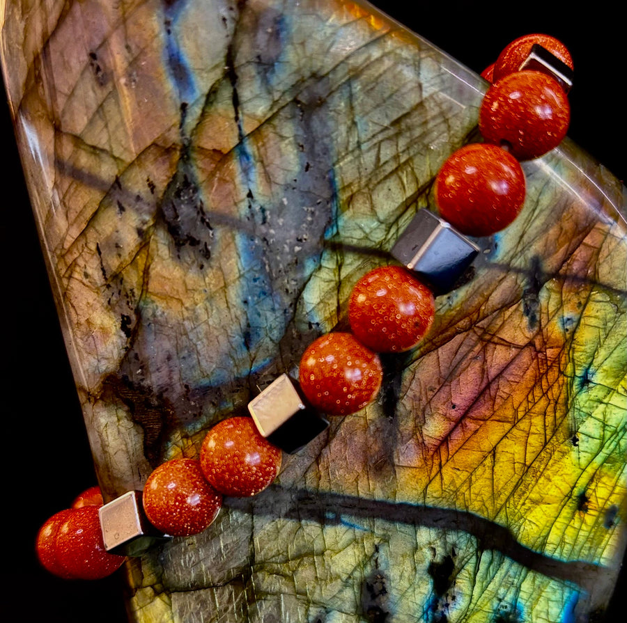 Radiant Energy Goldstone Power Bracelet — Extra-Large Fit