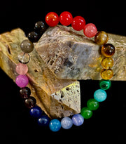Bohemian Chakra Healing Bracelet – Energy Balance, Spiritual Wellness & Free-Spirited Style