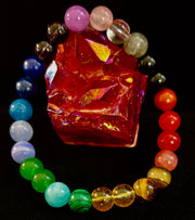 Bohemian Chakra Healing Bracelet – Energy Balance, Spiritual Wellness & Free-Spirited Style