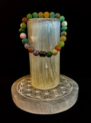 Hand Carved Moroccan Selenite Bracelet Holder & Energy Charging Plate
