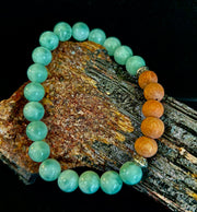 Green Moonstone Aromatherapy Diffuser Bracelet