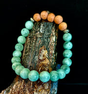 Green Moonstone Aromatherapy Diffuser Bracelet