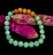 Green Moonstone Aromatherapy Diffuser Bracelet