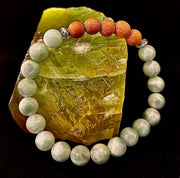 Green Moonstone Aromatherapy Diffuser Bracelet