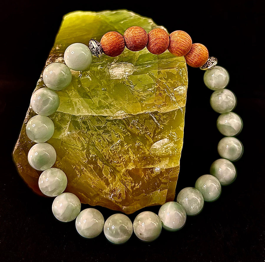 Green Moonstone Aromatherapy Diffuser Bracelet