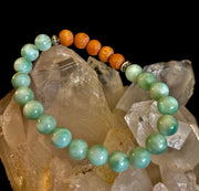Green Moonstone Aromatherapy Diffuser Bracelet