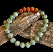 Green Moonstone Aromatherapy Diffuser Bracelet