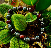 Tiger’s Eye & Hematite Energy Bracelet – Handmade in Puerto Vallarta | Natural Stone Bracelet for Large & XL Wrists
