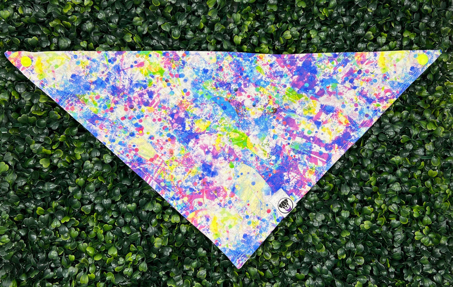 Purple Splatter Bandana