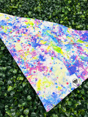 Purple Splatter Bandana