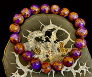 Purple Variscite Bracelet – 10mm Beaded Bracelet | Medium Fit | Spiritual Energy & Statement Jewelry